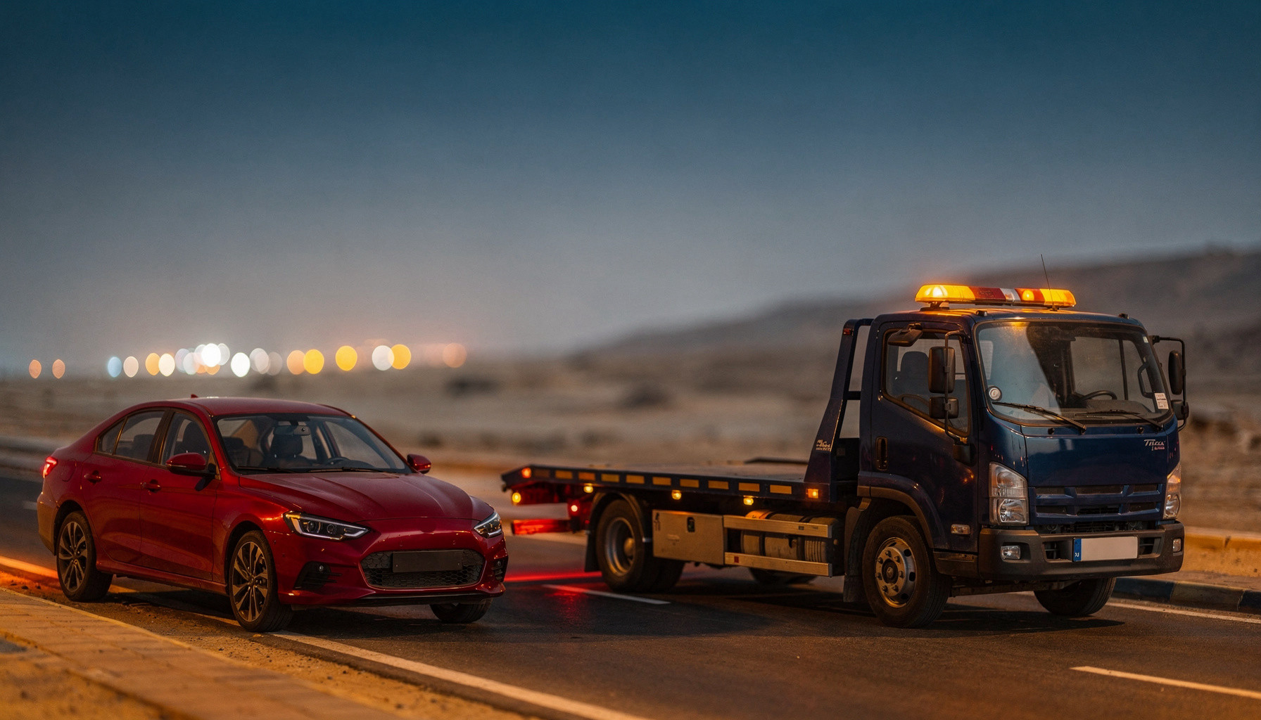 هلا — car towing and car recovery website built with WebZum AI website creator